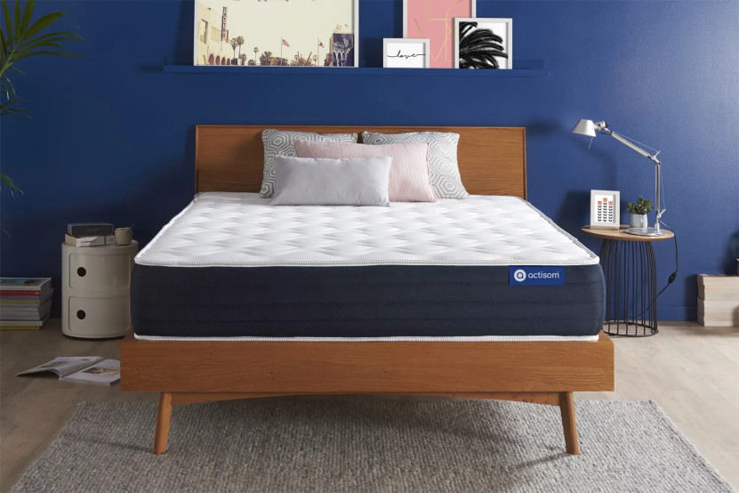Matelas 160x190 cm Ressorts ensachés et Mémoire de forme - Actiflex Sleep