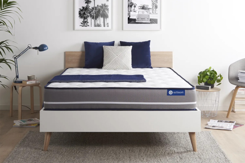 Matelas 160x220 cm Latex et mémoire de forme - Actilatex Pur