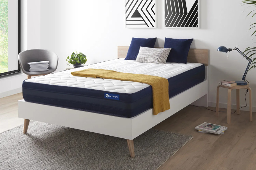 Matelas 200x200 cm Latex et mémoire de forme - Actilatex Tech