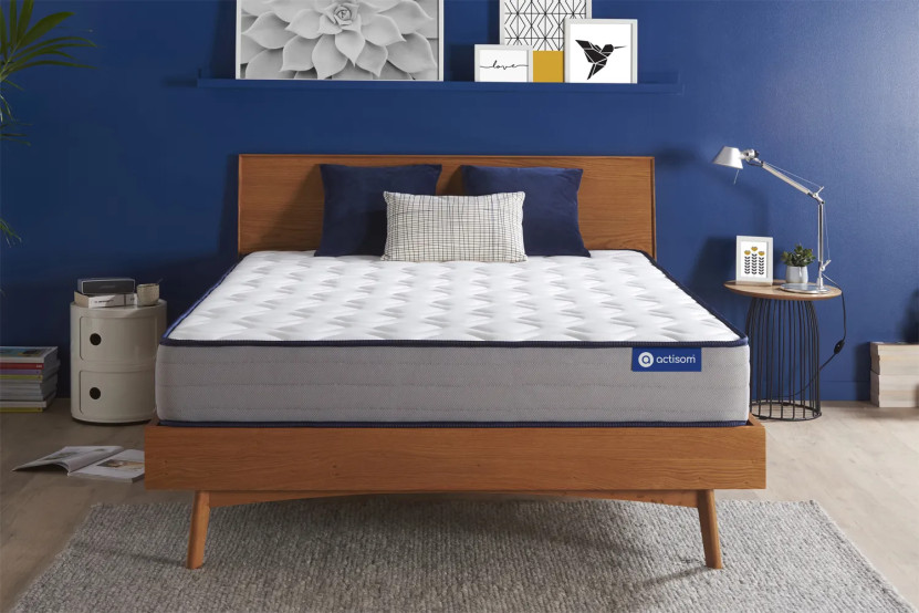 Matelas 160x200 cm Ressorts ensachés et Mémoire de forme - Actiflex Form