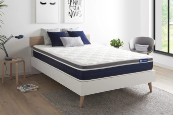Matelas 130x210 cm Latex et mémoire de forme - Actilatex Confort