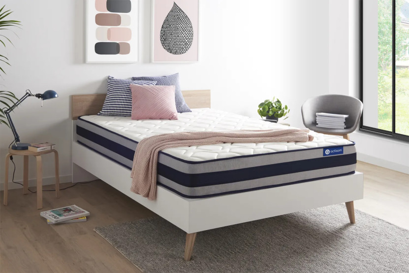 Matelas 135x200 cm Latex et mémoire de forme - Actilatex Ergo