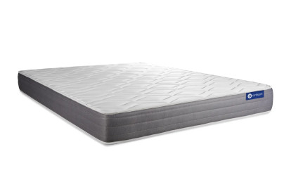 Ensemble Matelas Sommier 180x190 cm - Sommier Blanc (en kit) - Actilatex Dream