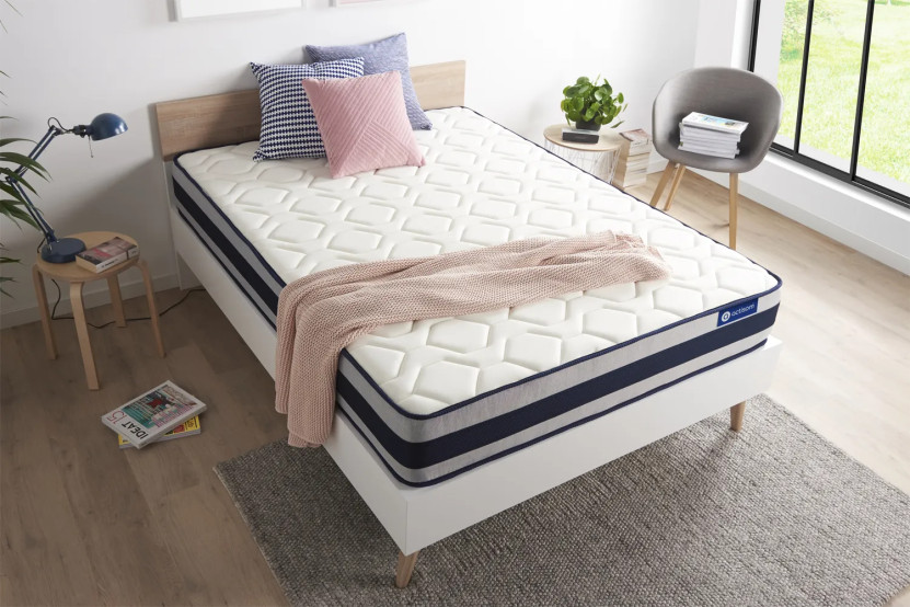 Matelas 133x182 cm Latex et mémoire de forme - Actilatex Ergo