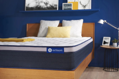 Matelas 100x210 cm Ressorts ensachés et Mémoire de forme - Actiflex Max