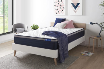 Matelas 135x190 cm Latex et mémoire de forme - Actilatex Max