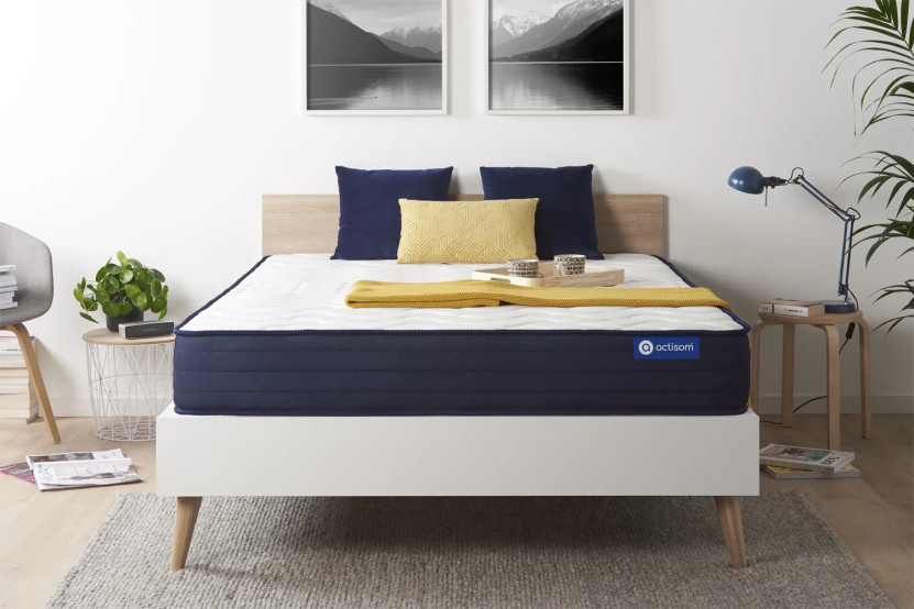 Matelas 130x190 cm Latex et mémoire de forme - Actilatex Life