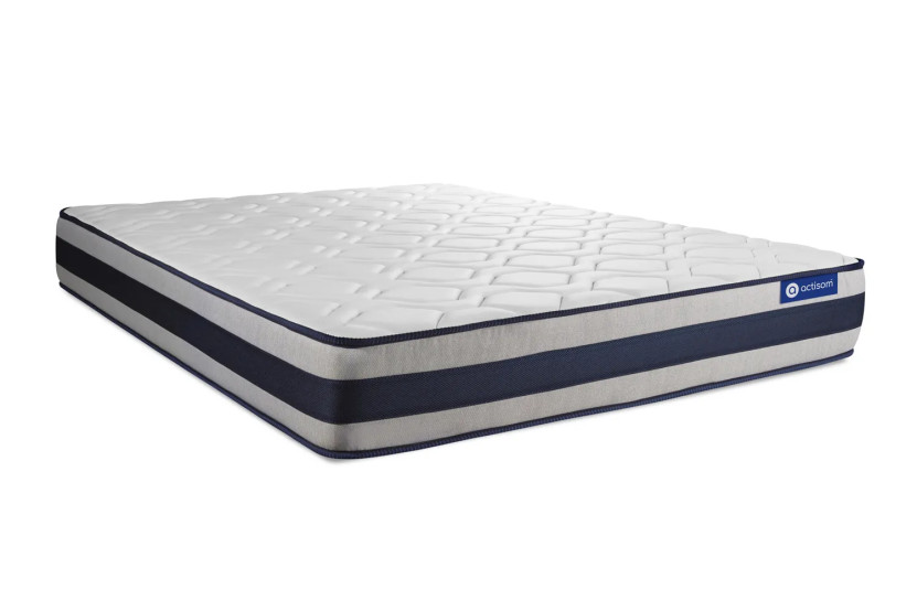 Matelas 140x200 cm Ressorts ensachés et Mémoire de forme - Actiflex Ergo