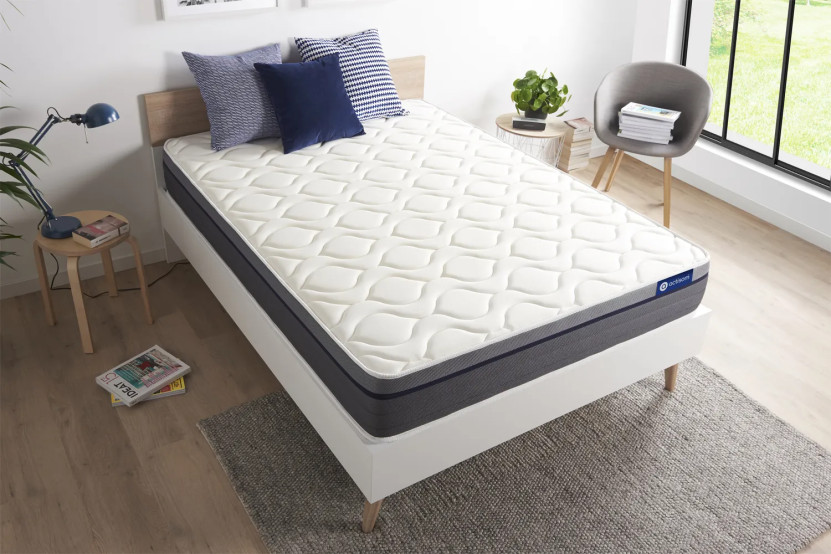 Matelas 130x210 cm Latex et mémoire de forme - Actilatex Zen