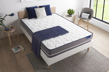 Matelas 90x190 cm Latex et mémoire de forme - Actilatex Pur