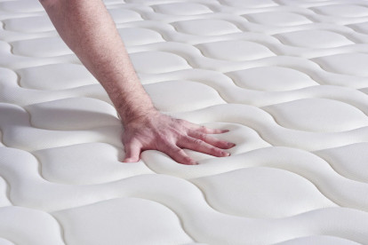 Ensemble Matelas Sommier 140x200 cm - Sommier Blanc (en kit) - Actiflex Morpho