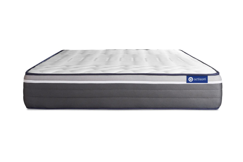 Matelas 140x190 cm Ressorts ensachés et Mémoire de forme - Actiflex Plus