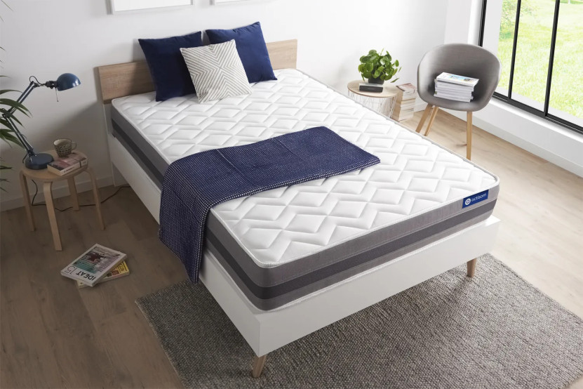 Matelas 70x200 cm Latex et mémoire de forme - Actilatex Relax