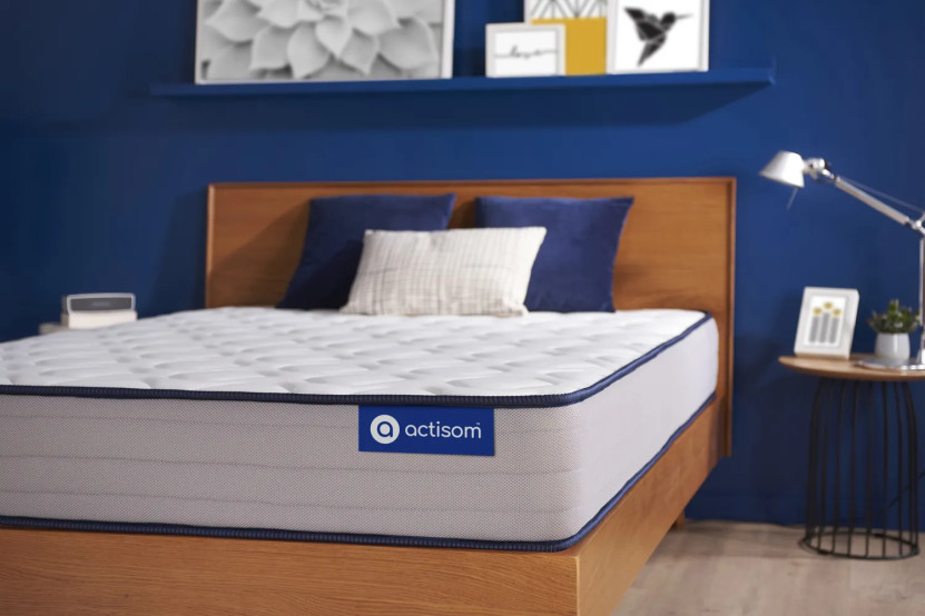 Matelas 80x190 cm Ressorts ensachés et Mémoire de forme - Actiflex Form