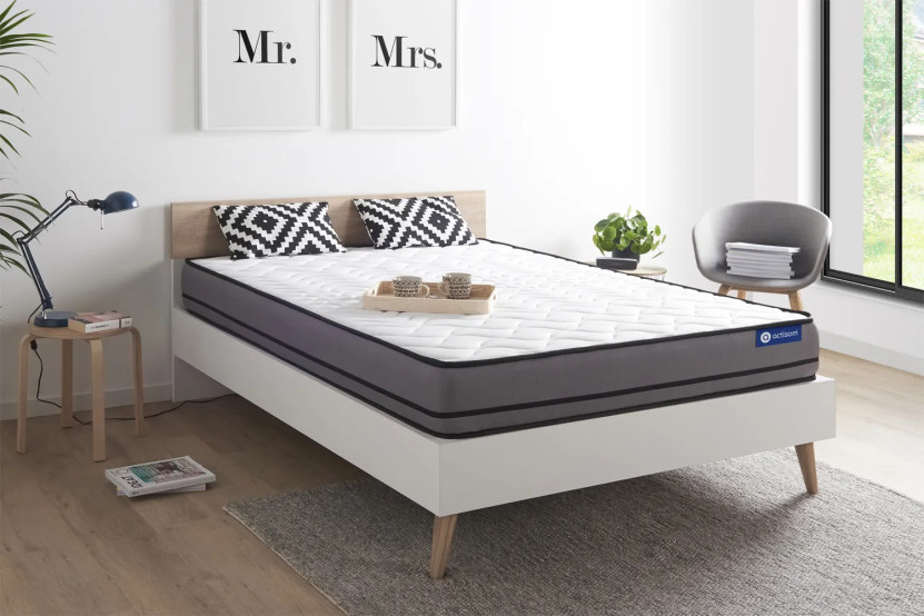 Matelas 130x200 cm Latex et mémoire de forme - Actilatex Night