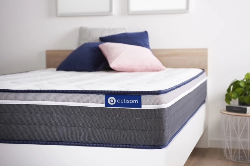 Matelas 75x190 cm Latex et mémoire de forme - Actilatex Plus