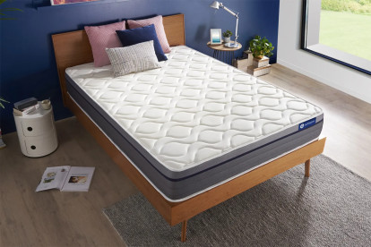 Matelas 90x190 cm Ressorts ensachés et Mémoire de forme - Actiflex Zen