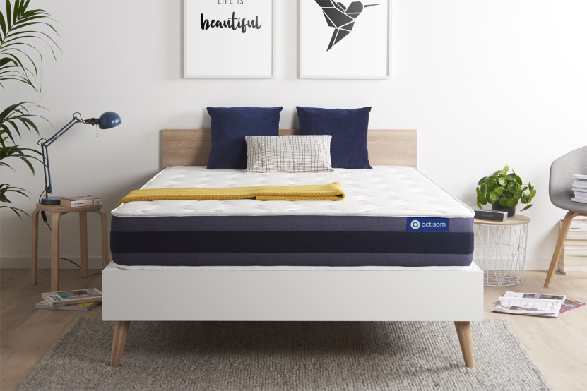 Matelas 130x220 cm Latex et mémoire de forme - Actilatex Morpho