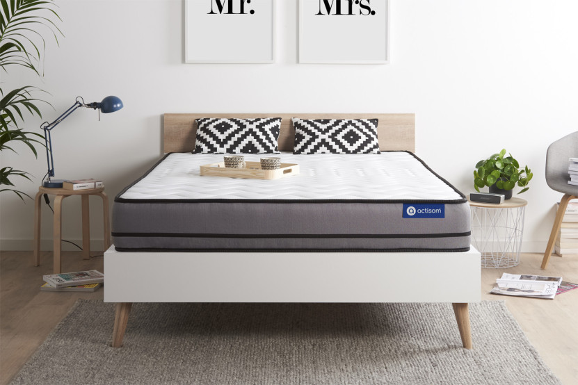 Matelas 135x190 cm Latex et mémoire de forme - Actilatex Night