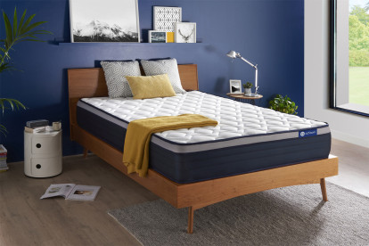 Matelas 130x220 cm Ressorts ensachés et Mémoire de forme - Actiflex Max