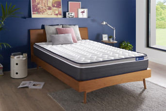 Matelas 140x220 cm Ressorts ensachés et Mémoire de forme - Actiflex Plus