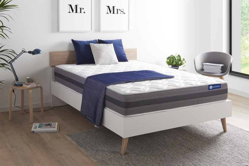 Matelas 200x200 cm Latex et mémoire de forme - Actilatex Relax