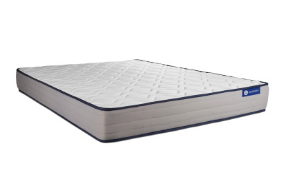Ensemble Matelas Sommier 180x190 cm - Sommier Gris (en kit) - Actilatex Form