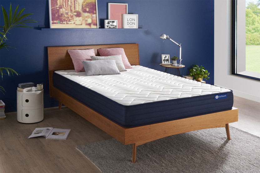 Matelas 200x200 cm Ressorts ensachés et Mémoire de forme - Actiflex Life