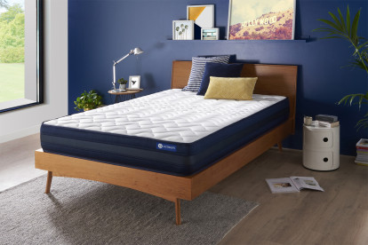 Matelas 150x200 cm Ressorts ensachés et Mémoire de forme - Actiflex Tech