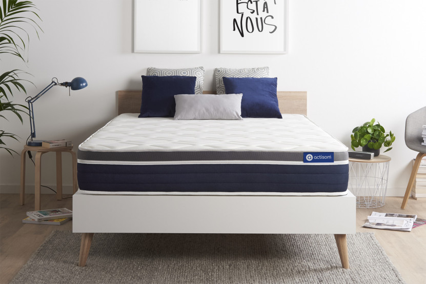 Matelas 140x210 cm Latex et mémoire de forme - Actilatex Confort