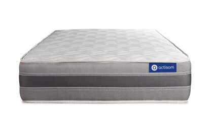 Matelas 120x220 cm Ressorts ensachés et Mémoire de forme - Actiflex Relax