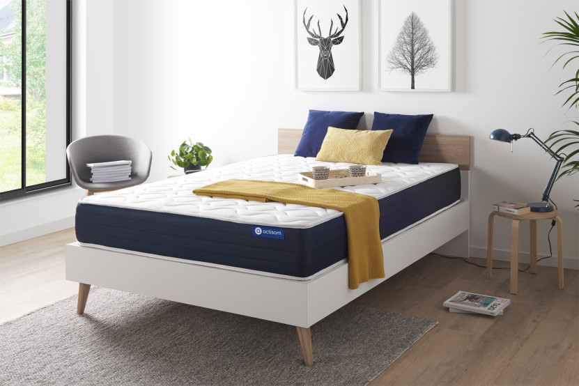 Matelas 130x200 cm Latex et mémoire de forme - Actilatex Sleep