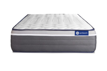 Matelas 90x200 cm Ressorts ensachés et Mémoire de forme - Actiflex Plus