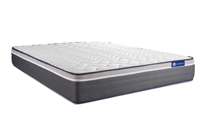 Matelas 200x200 cm Ressorts ensachés et Mémoire de forme - Actiflex Plus