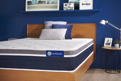 Matelas 120x220 cm Ressorts ensachés et Mémoire de forme - Actiflex Confort