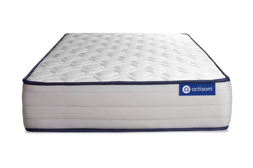 Ensemble Matelas Sommier 80x200 cm - Sommier Gris (en kit) - Actilatex Form