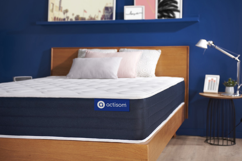 Matelas 90x220 cm Ressorts ensachés et Mémoire de forme - Actiflex Sleep