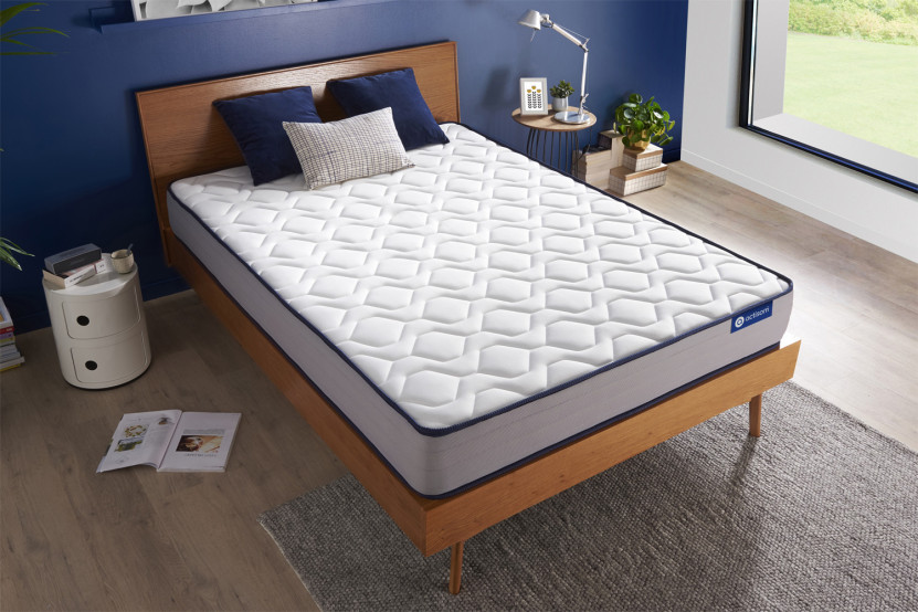 Matelas 120x210 cm Ressorts ensachés et Mémoire de forme - Actiflex Form