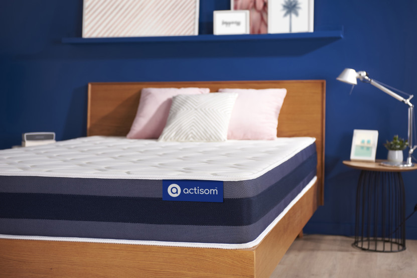 Matelas 100x210 cm Ressorts ensachés et Mémoire de forme - Actiflex Morpho