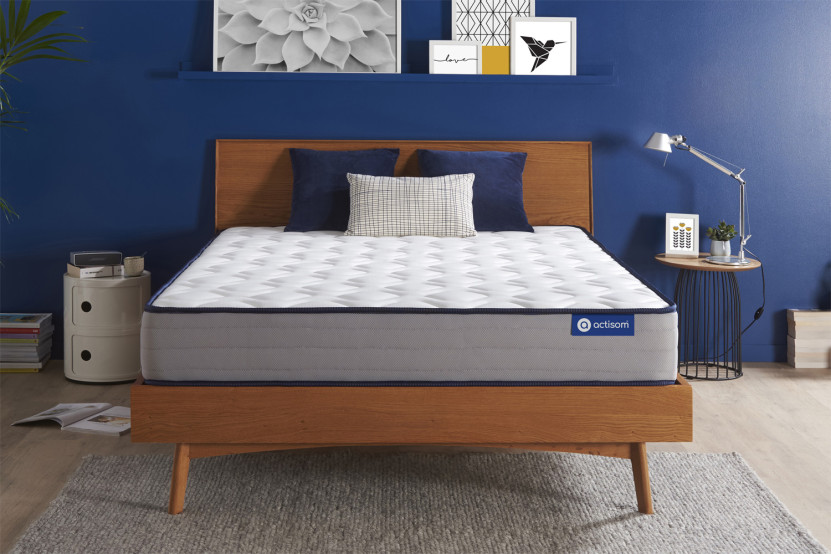 Matelas 140x220 cm Ressorts ensachés et Mémoire de forme - Actiflex Form