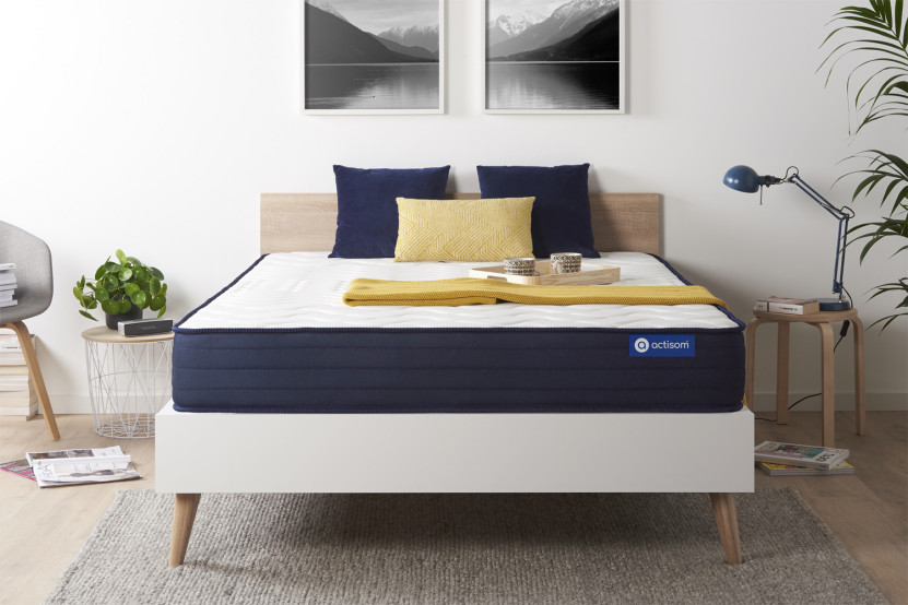 Matelas 130x200 cm Latex et mémoire de forme - Actilatex Life