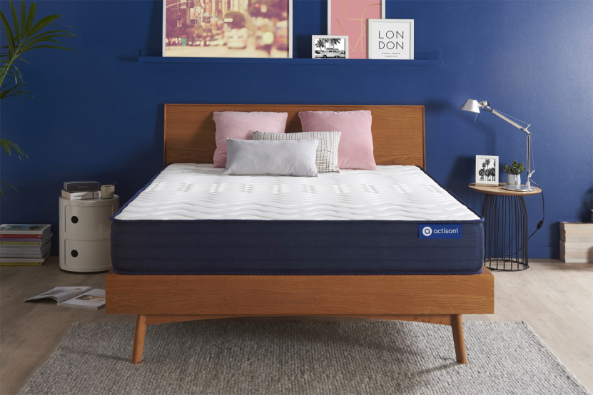 Matelas 130x200 cm Ressorts ensachés et Mémoire de forme - Actiflex Life