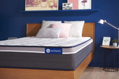 Matelas 75x190 cm Ressorts ensachés et Mémoire de forme - Actiflex Plus