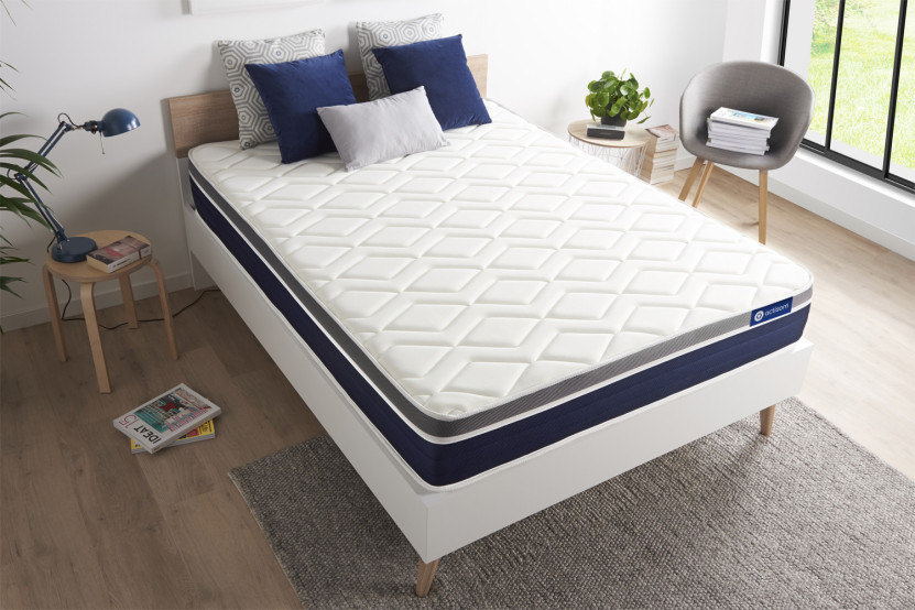 Matelas 100x220 cm Latex et mémoire de forme - Actilatex Confort