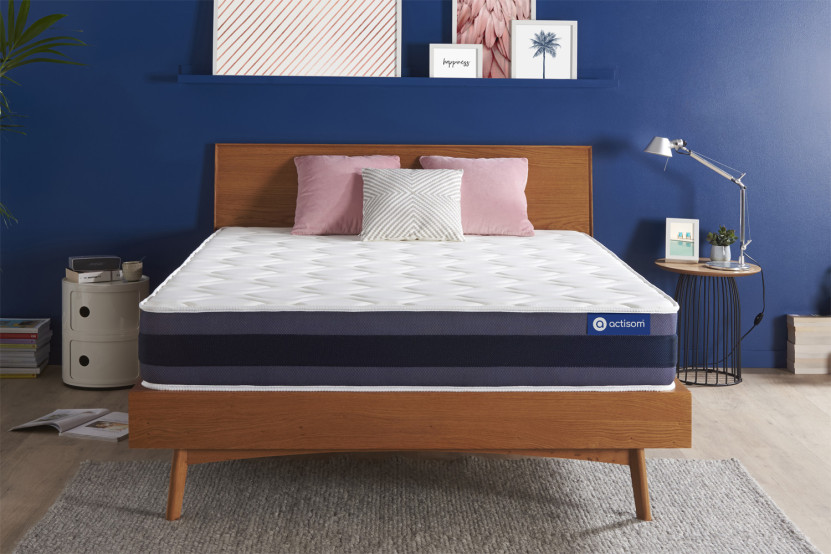 Matelas 133x182 cm Ressorts ensachés et Mémoire de forme - Actiflex Morpho