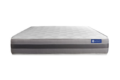 Matelas 130x200 cm Ressorts ensachés et Mémoire de forme - Actiflex Relax