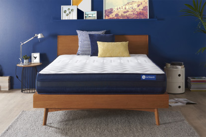 Matelas 130x190 cm Ressorts ensachés et Mémoire de forme - Actiflex Tech