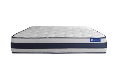 Matelas 150x200 cm Ressorts ensachés et Mémoire de forme - Actiflex Ergo