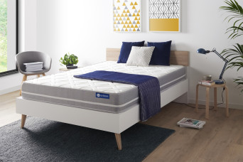 Matelas 135x190 cm Latex et mémoire de forme - Actilatex Touch